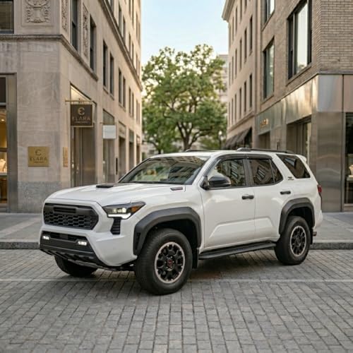Image of 2025 2026 Tape-On Rain Guards for Toyota 4Runner Side Window Visor Deflectors Extra Thick Shade RS Sport Off-Road Premium i-Force MAX Limited Pro Platinum Trailhunter