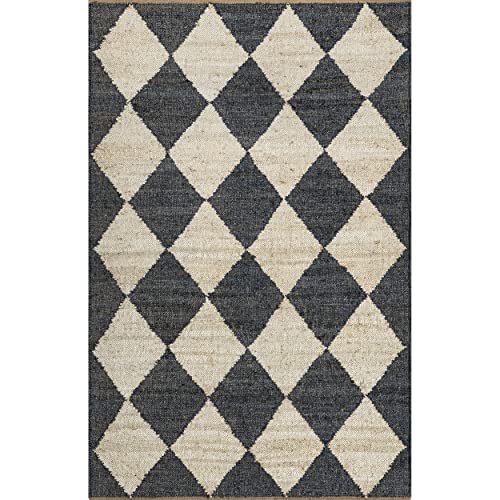 Rugs USA Livy Handmade Alfombra 182x91 cm Yute miniatura 3
