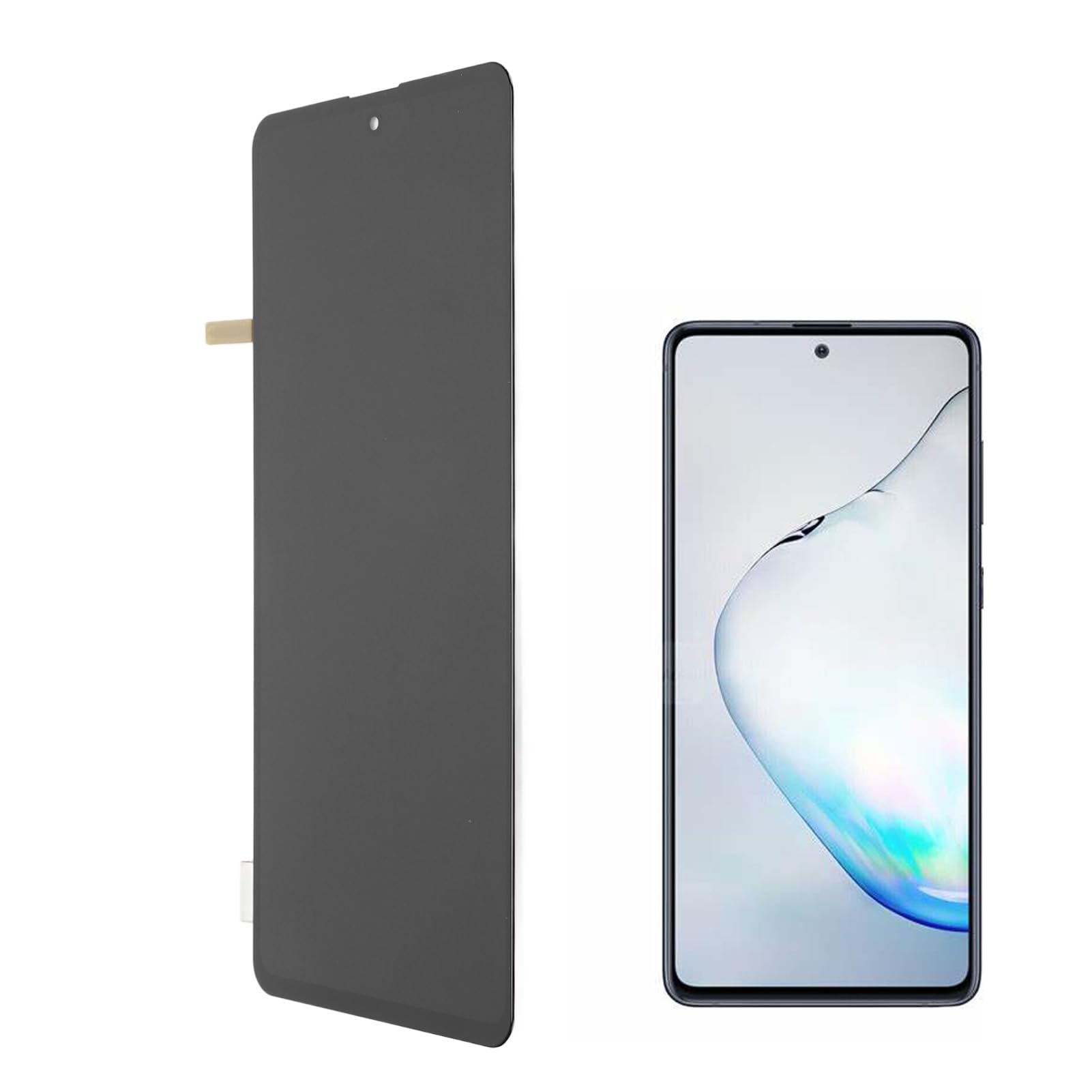 Kit de Reemplazo de Pantalla de Teléfono LED Orgánico para Note10 Lite con Herramientas de Reparación para Reparación de Teléfonos Inteligentes