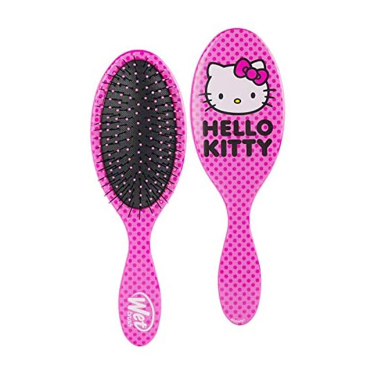 Wet Brush Original Hello Kitty Detangling Brush - Original Hello Kitty - All Hair Types - Ultra-Soft IntelliFlex Bristles Glide Through Tangles with Ease, Pink, 1 Count