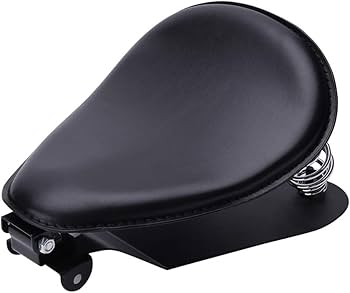 Amazon | バイクシート ソロシート 衝撃吸収 合成皮革 スプリング