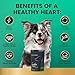 VetriScience Extra Strength Healthy Heart Chews, Vetri Cardio Supplement for Dogs, Heart Support Supplement with Taurine, Carnitine, CoQ10, Hawthorn and Berberine, Chicken, 60 Count