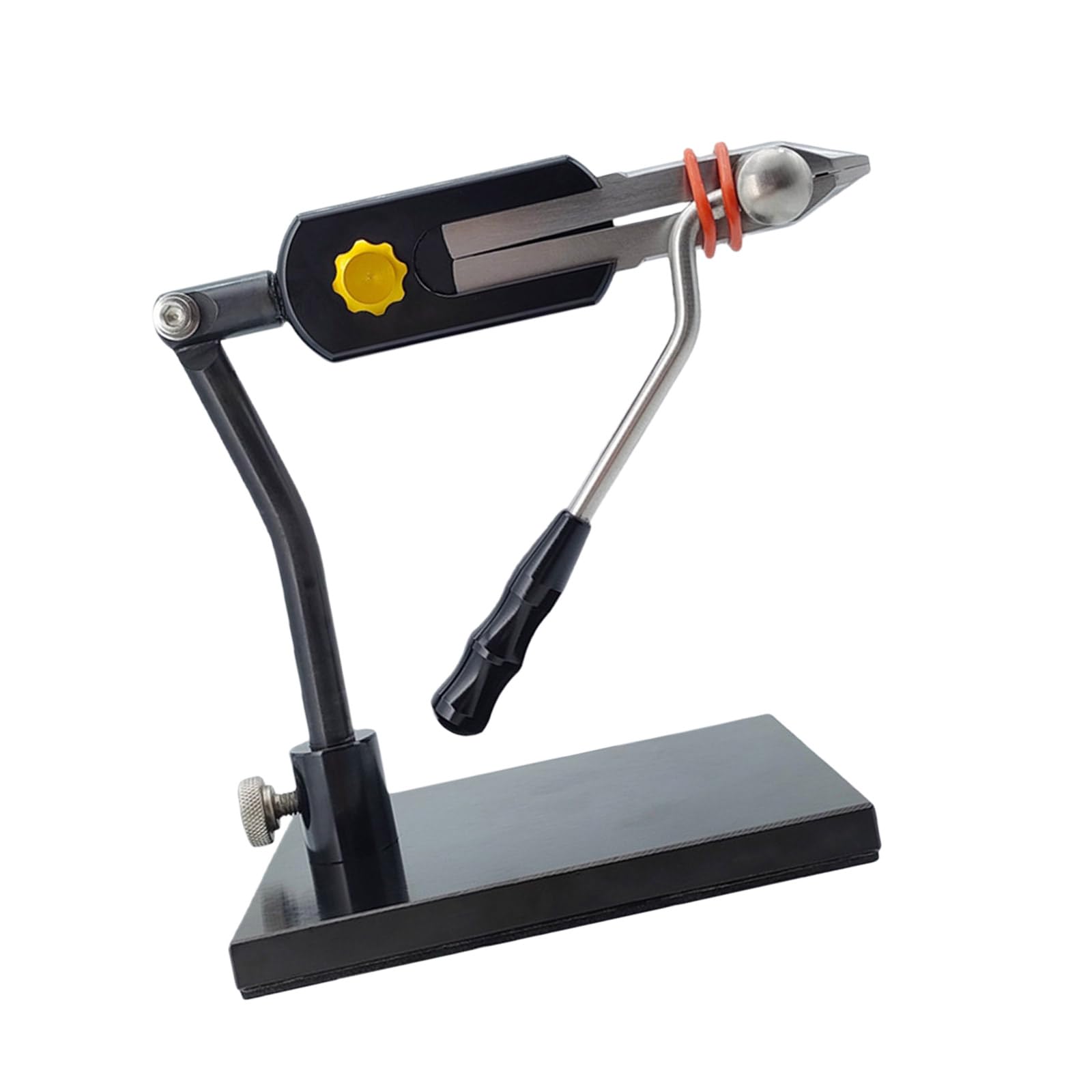 Pince multifonction pour attacher les mouches, pivote à 360 degrés, alliage stable, outil de reliure pour les pêcheurs et les amateurs de durabilité en alliage outil de pêche