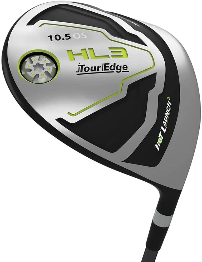 Tour Edge HL3 to-Go Mens Complete Golf Set Reg Flex-Graphite-RH, Black/Grey/Green, Regular, HKSRGR10.B