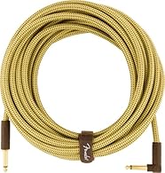 FOR YOU: Instrument Cable - 25 Ft - STR/ANG BEST MATERIALS: 20 AWG - Braided Shielding - 24k Gold Plated Connectors YOUR TONE: Loss-free pure sound without ambient noise PLAY THE LEGEND: Fender - The worlds leading guitar manufacturer BEST QUALITY: M...