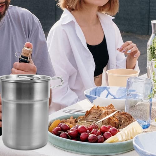 Tasses de camping pliables avec poignée légères pour extérieur Toyvian - 5