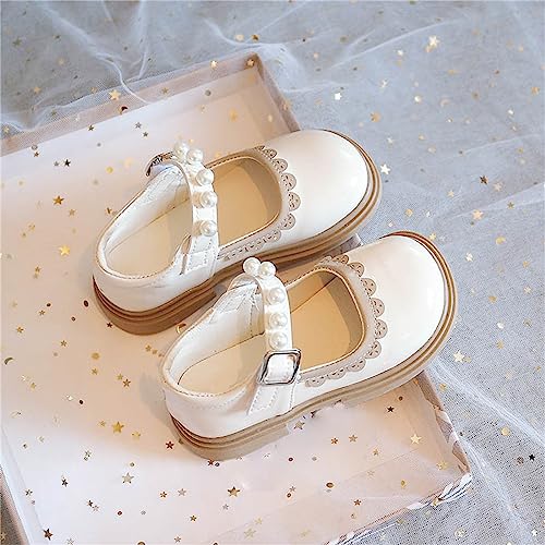 Little Girls Dress Shoes Wedding Party School Ankle Strap Ballet Flats Shoes Toddler Baby Girls Flower Girl Shoes2