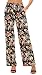 Urban GoCo Mujer Pantalón Palazzo de Pierna Ancha Casual Estampado Floral Baggy...