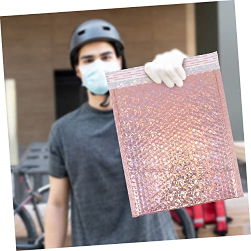 Tofficu 25 peças Saco bolha de filme de alumínio envelope acolchoado envelopes coloridos envelopes a