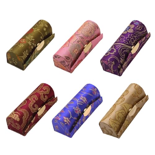 MIAO JIN Lipstick Case with Mirror Small Lipstick Holder for Purse