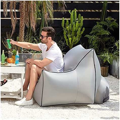 Grand Pouf Poire Imperméable - Confort Extérieur Tout Terrain