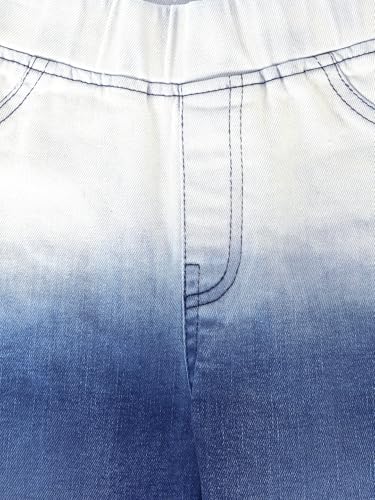 Image of Naughty Ninos Teen Girls Blue Embroidered Cotton Jeans for 14 to 15 Years
