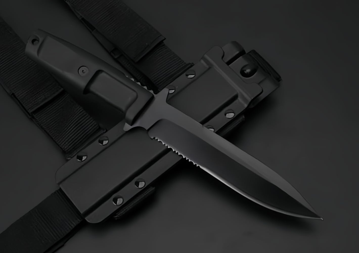 FARDEER Knife Cuchillo de Herramienta para Acampar al Aire Libre KJ4 Hoja forjada con precisión de, Herramienta de Camping para Pesca, Caza, Actividad Deportiva