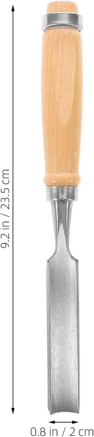 Cabilock Woodworking Chisel Semicircle Carving Gouge 18mm Hand Tool for Wood Crafts Woodworker Detail Chisel for Sculptural Wood Carving