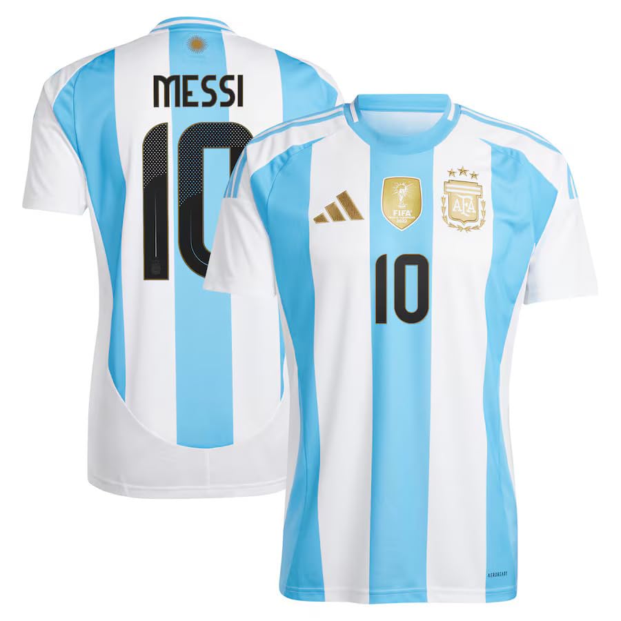 RockinRetailz Argantina New Football Jersey 2024/25 Home Blue Messi Jersey for Men,Kids,Boys
