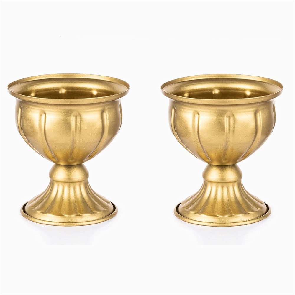 VHJdtE Metal vases, 2 Pcs Metal Flower Vase