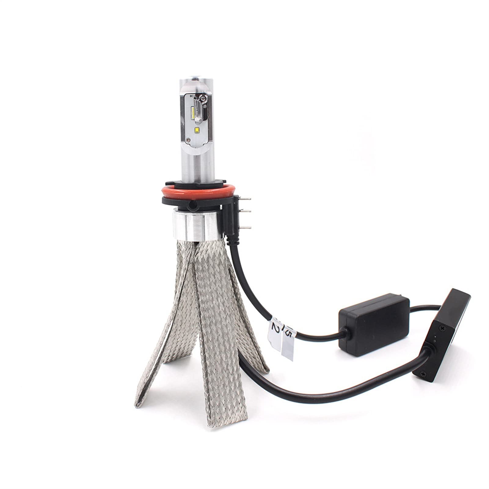 Faros 8C H15 Coche LED Faro Linterna Alta Viga Modificada Cinturón de Cobre Cinturón de Cobre silencioso Faro (Color : H8/H9/H11)