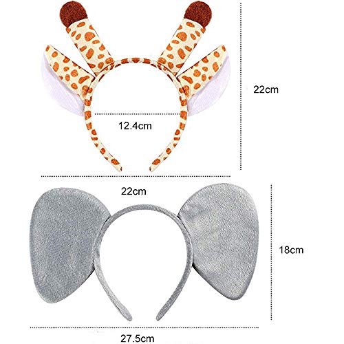 Hoofdband voor cosplay, 9 stuks, modieus, schattige dierenoren, hoofdband, hoofdband, party, dier, haaraccessoires voor meisjes en vrouwen - Image 4