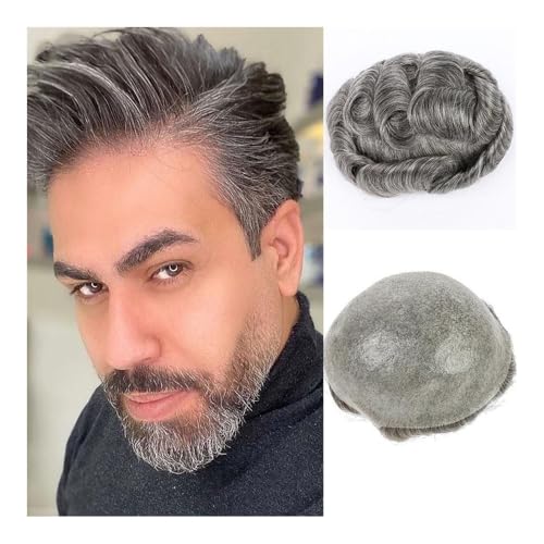 Postiche en cheveux humains européens de qualité supérieure en PU