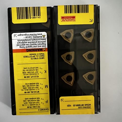 WCMX06T308R-53 1020 lames carbure de tungstène plaquettes pour tour de fraisage