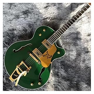AMINIY Guitare électrique en Acajou Panneau Costume érable Cou de rosebood Touche de Rose-tête Semi-Creux Corps Jazz… - Les Beatles, Paul McCartney, John Lennon, RIngo Starr, George Harrison AMINIY Guitare électrique en Acajou Panneau Costume érable Cou de rosebood Touche de Rose-tête Semi-Creux Corps Jazz… – Image 2
