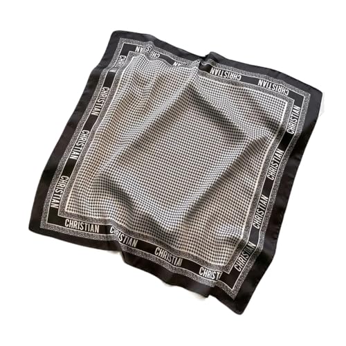 70cm Satin Square Silk Scarf for Women Hand Neckerchief Wrist Hijab Wraps Lady Shawl Ribbon Bandana