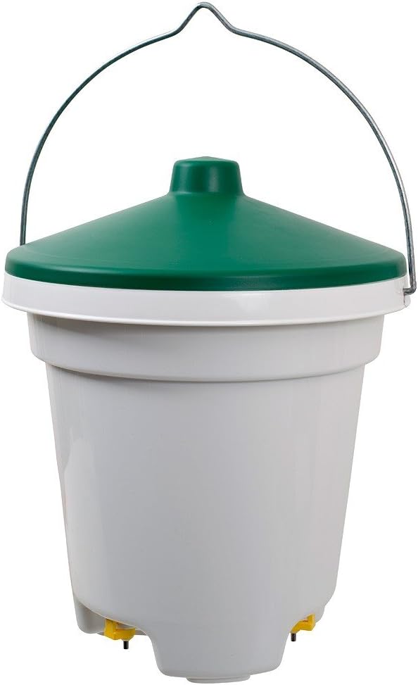 Abbeveratoio Per Pollame Kerbl 72265 - Capacit&agrave; 24 Litri, In Plastica | Per Polli, Anatre E Oche
