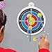 equlup Child Archery Target, 24cm/9.4in Diameter Indoor Suction Cup Arrow Target Portable Backyard Archery Practice Accessories for Kids Youth