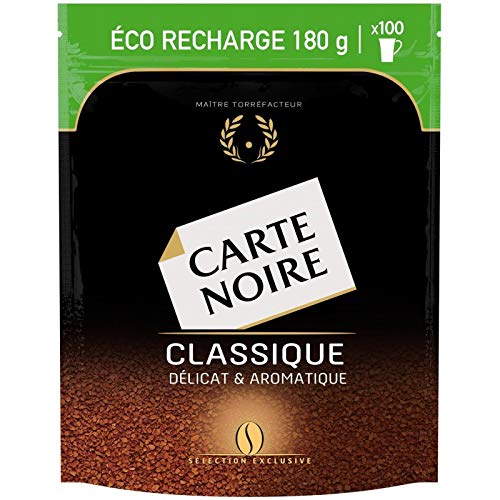 CARTE NOIRE - Soluble Eco-Recharge 180G - Trois Articles