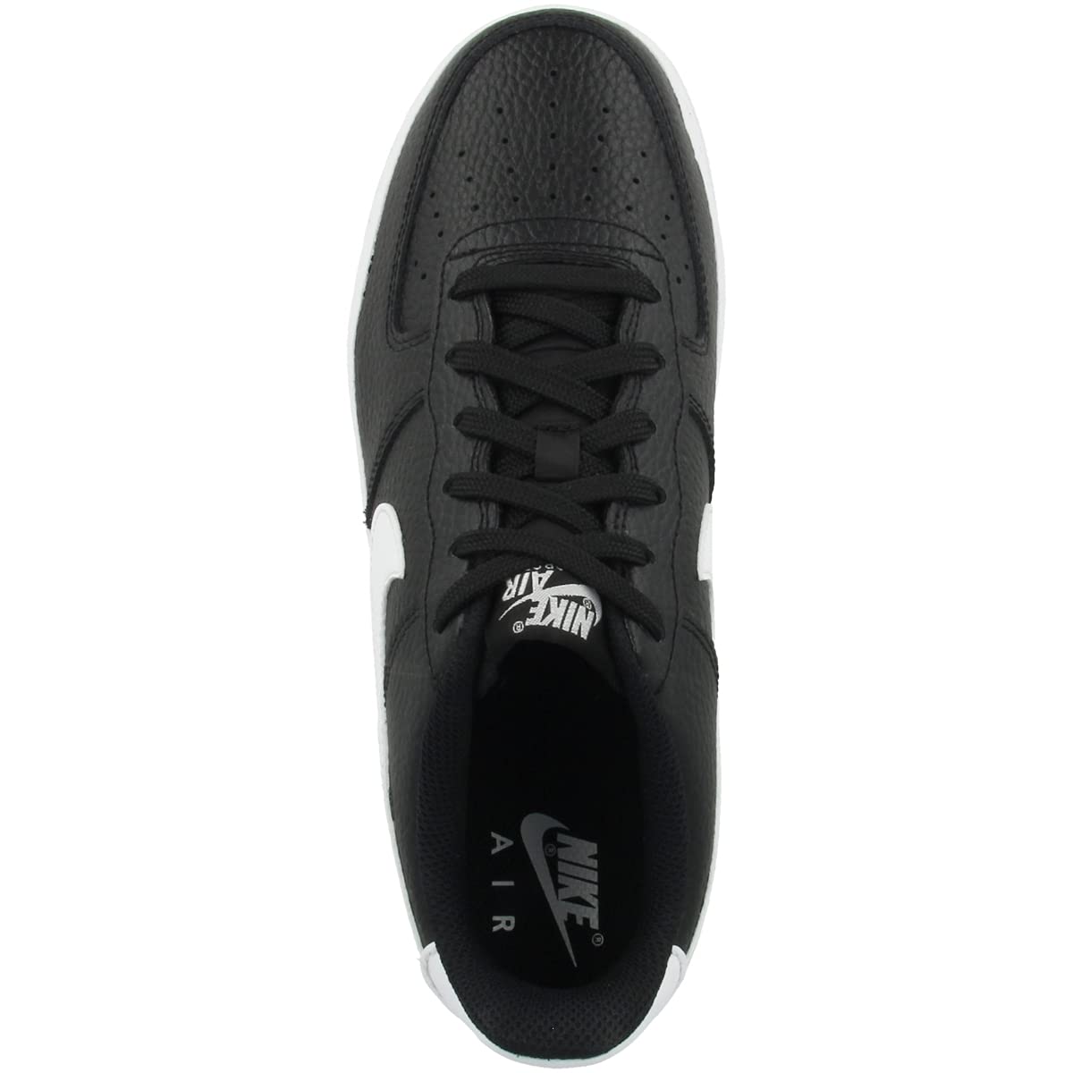 Nike Boy's Air Force 1 (Big Kid) Black/White 6 Big Kid M