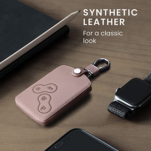 kwmobile autosleutelhoes compatibel met Renault 4-knops autosleutelkaart (alleen Keyless Go) - Hoesje van imitatieleer… - Image 4