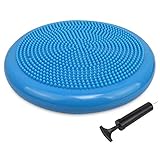 XINTONGSPP Disque d'équilibre très épais, Oreiller de Perruque de stabilité gonflé avec Pompe, Salle de Classe Assise Flexible, siège Wiggle pour Les Enfants sensibles,5