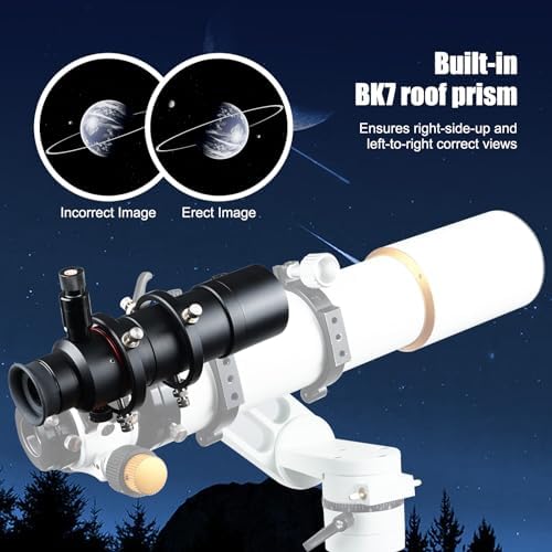Svbony SV208 Finder Scopes 8x50, with Illuminated Optical Reticle Adjustment, Correct Image FMC Straight Through, Finderscope for Telescope