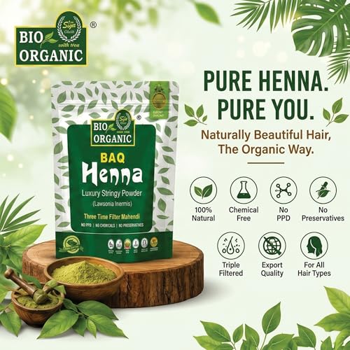 Polvo de Henna Natural para Cabello Marrón 400g miniatura 2