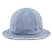 The Hat Depot 100% Cotton Long Brim and Deeper Beanie & Tennis Packable Summer Fashion Bucket Hat (L/XL, 2. Tennis - Light Denim)