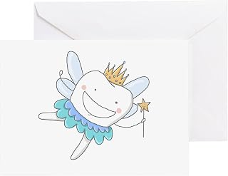 CafePress Tooth Fairy Folded Greeting Card Glossy