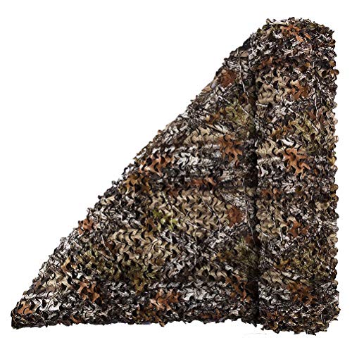 Sitong - Rollo grueso de red de camuflaje. Para caza, decoración militar, para dar sombra, 1.5Mx15M(4.9ftx49.2ft), Árbol Camo Bionic