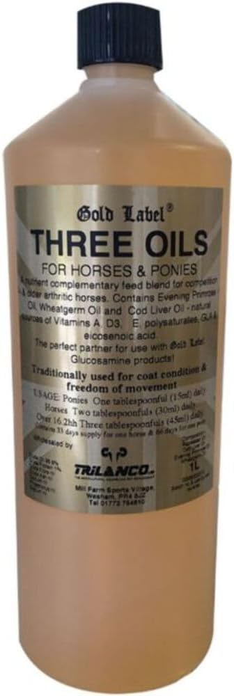 Gold Label Unisex's Herbal Health Three Oils, Clear, 1 Litre