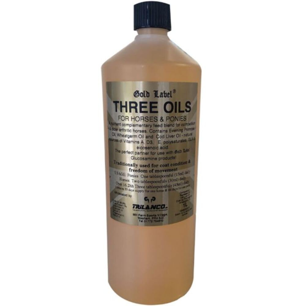 Gold Label Unisex's Herbal Health Three Oils, Clear, 1 Litre