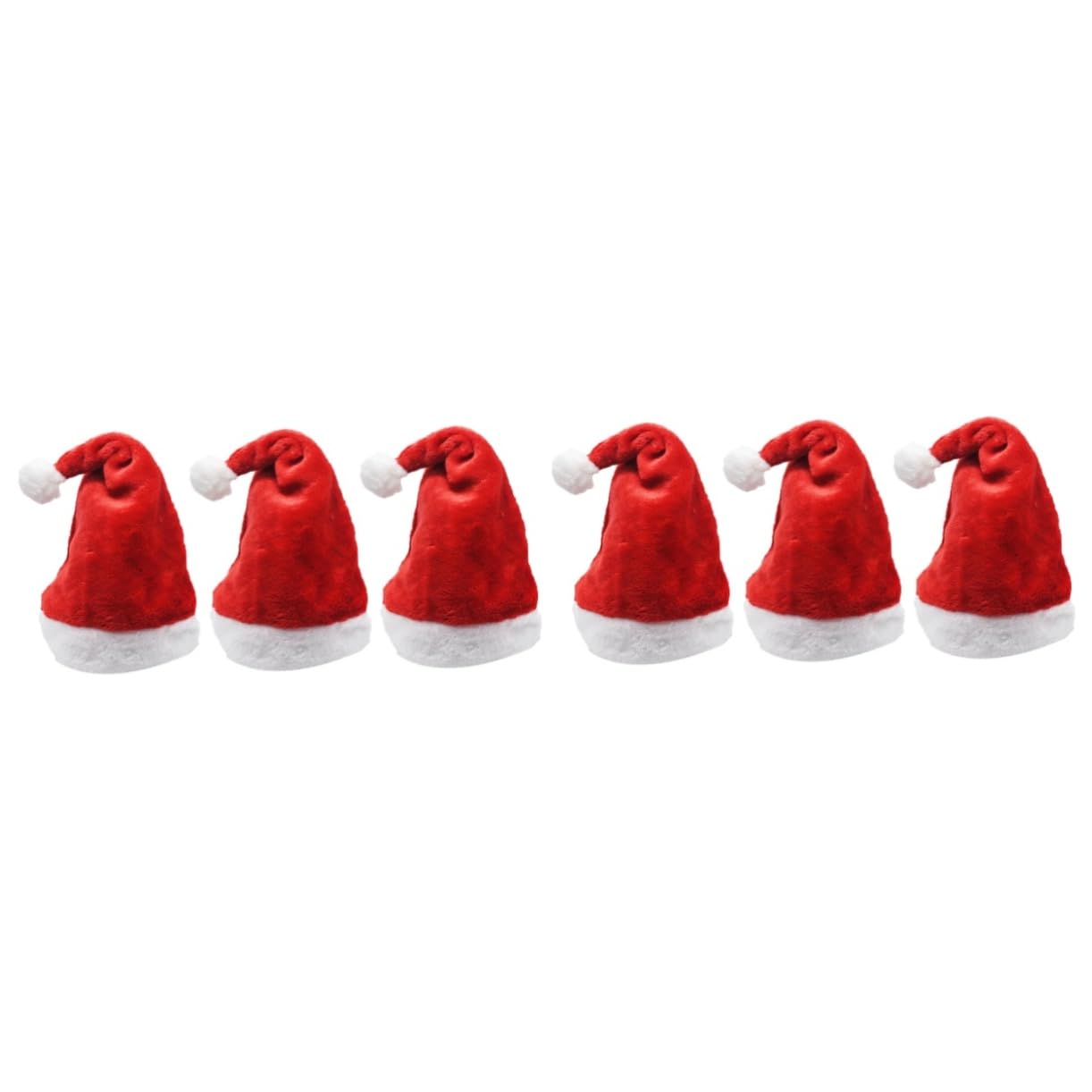 PRETYZOOM 6 Piezas Papá Noel Sombreros De Navidad Para Hombre Sombrero De Santa Claus Para Niños Divertido Sombrero De Navidad Gorro De Navidad Ropa De Invierno Navidad Adulto