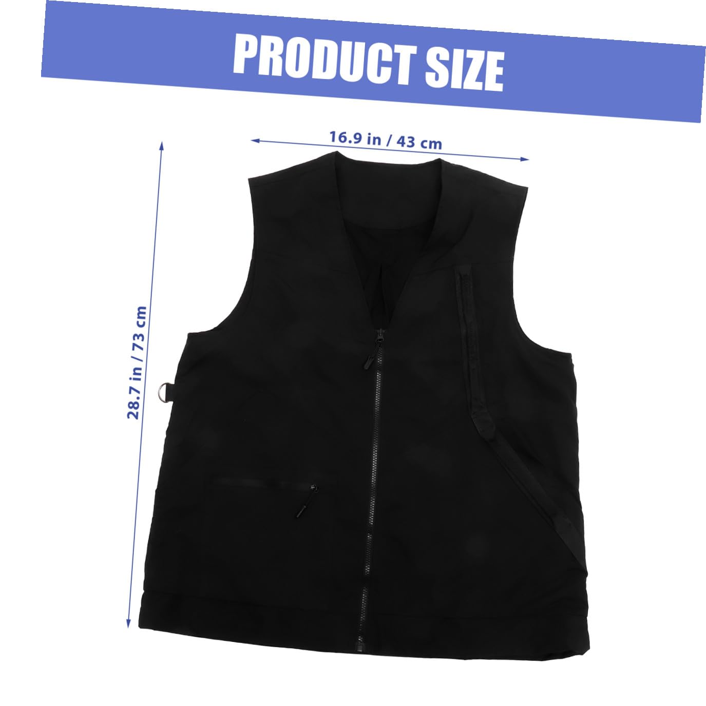 Gilet D’obéissance pour Chien Noir en Polyester Mesh Ajustable