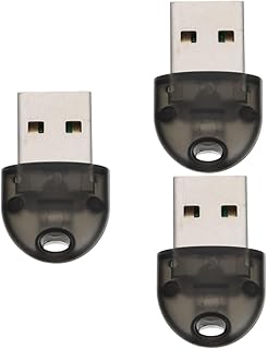UKCOCO Adaptador USB 3Pcs Adaptador Adaptador USB Adaptador Wifi Adaptador Para PC Transmissor De Áudio Receptor USB Jack Adaptador 50 Transmissor Receptor USB Abs
