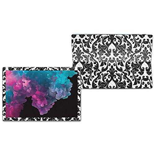 Image of MIGHTY SKINS MightySkins Carbon Fiber Skin for Microsoft Surface Pro 6 - Black Damask | Protective, Durable Textured Carbon Fiber Finish | Easy to Apply, Remove, and Change Styles | Made in The USA