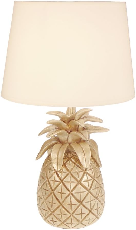 Judith Edwards Designs 1902 Pineapple lamp, 18&quot, Platnium Gold