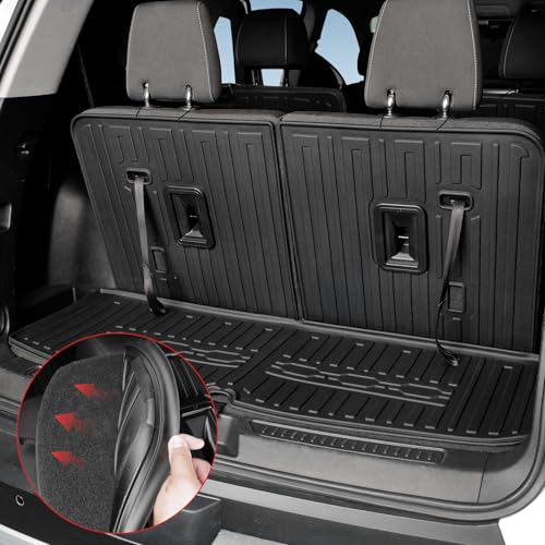 Image of Floor Mats for 2017-2023 GMC Acadia 6 Seat Captain Chairs
