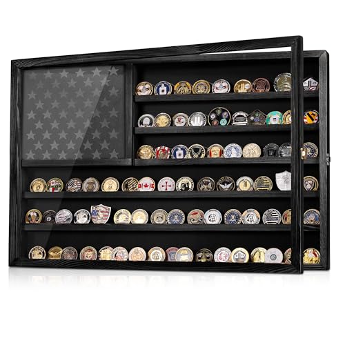 MOCAS Large Challenge Coin Cabinet