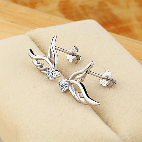 Weeno Graziosi orecchini a lobo da donna a forma