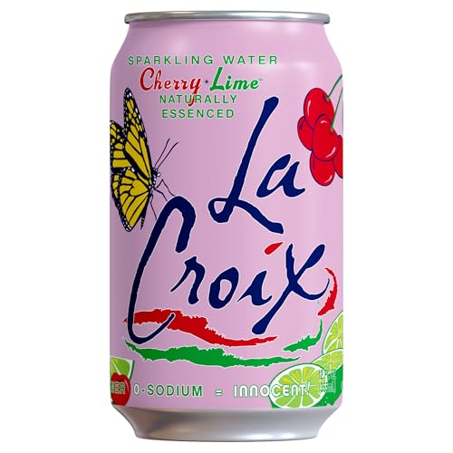 La Croix Water Sparkling Cherry Lime, 12 Fl Oz, 12 Pack