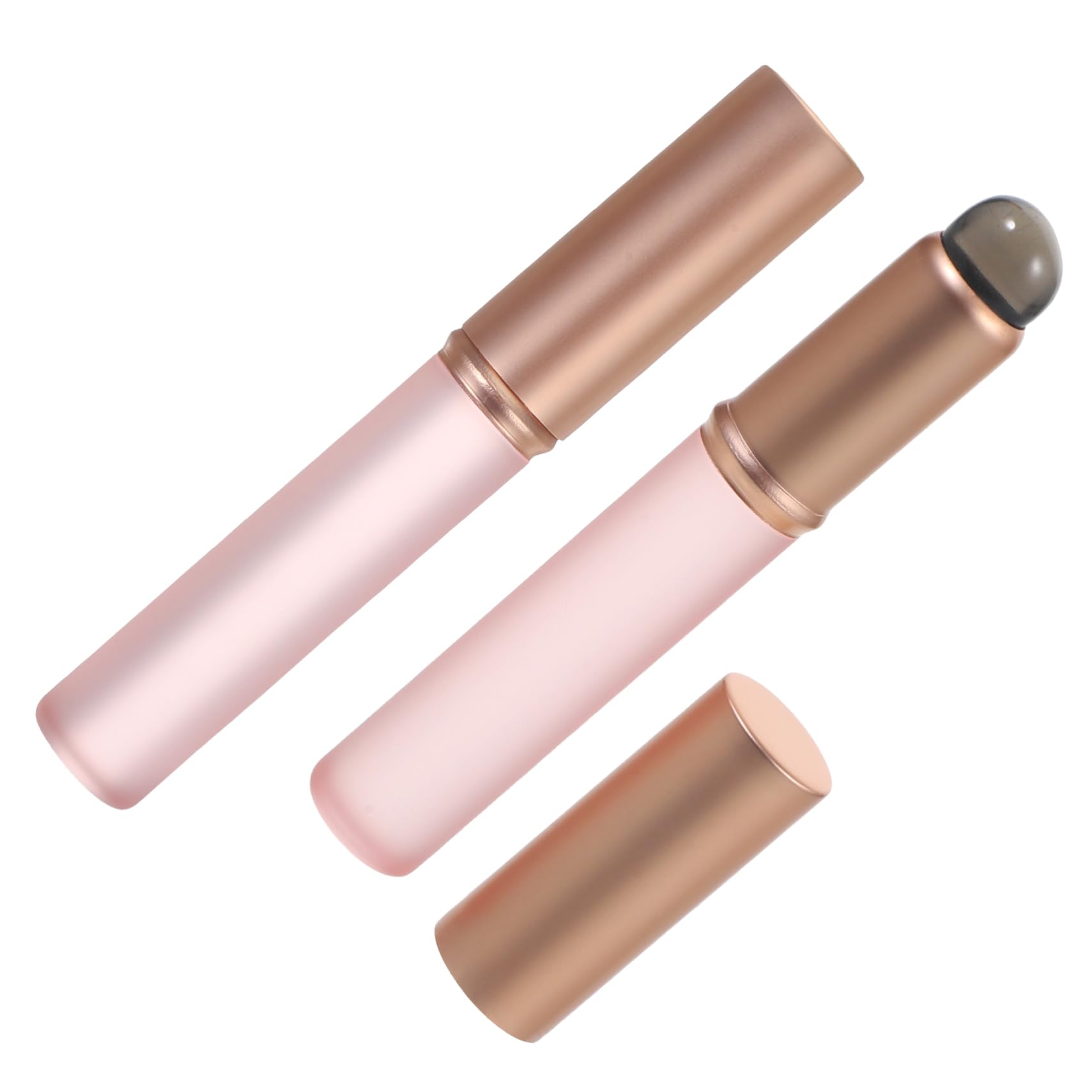 IWOWHERO 2pcs Lip Applicators Portable Lipstick Brush for Women Makeup Tools Lip Gloss Makeup Applicator Wands