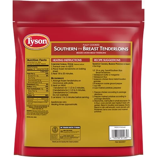 Tyson 10144136910 Fully Cooked Southern Style Breaded Chicken Tenders, 25 Oz thumb #3